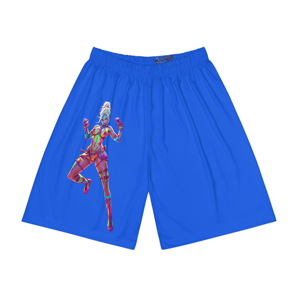 Splash Athletic Shorts - Blue