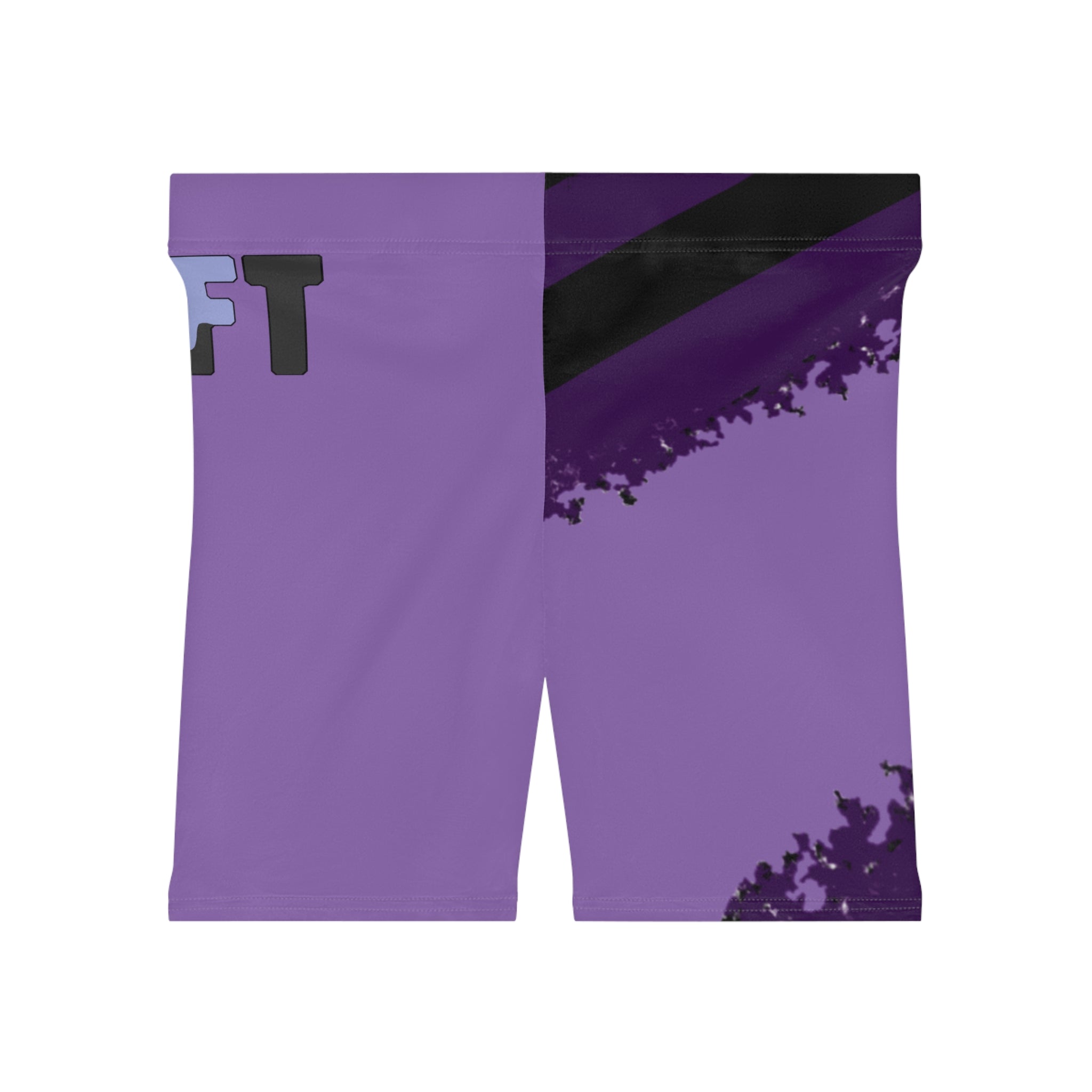 Purple Vibrant Women's Biker Shorts