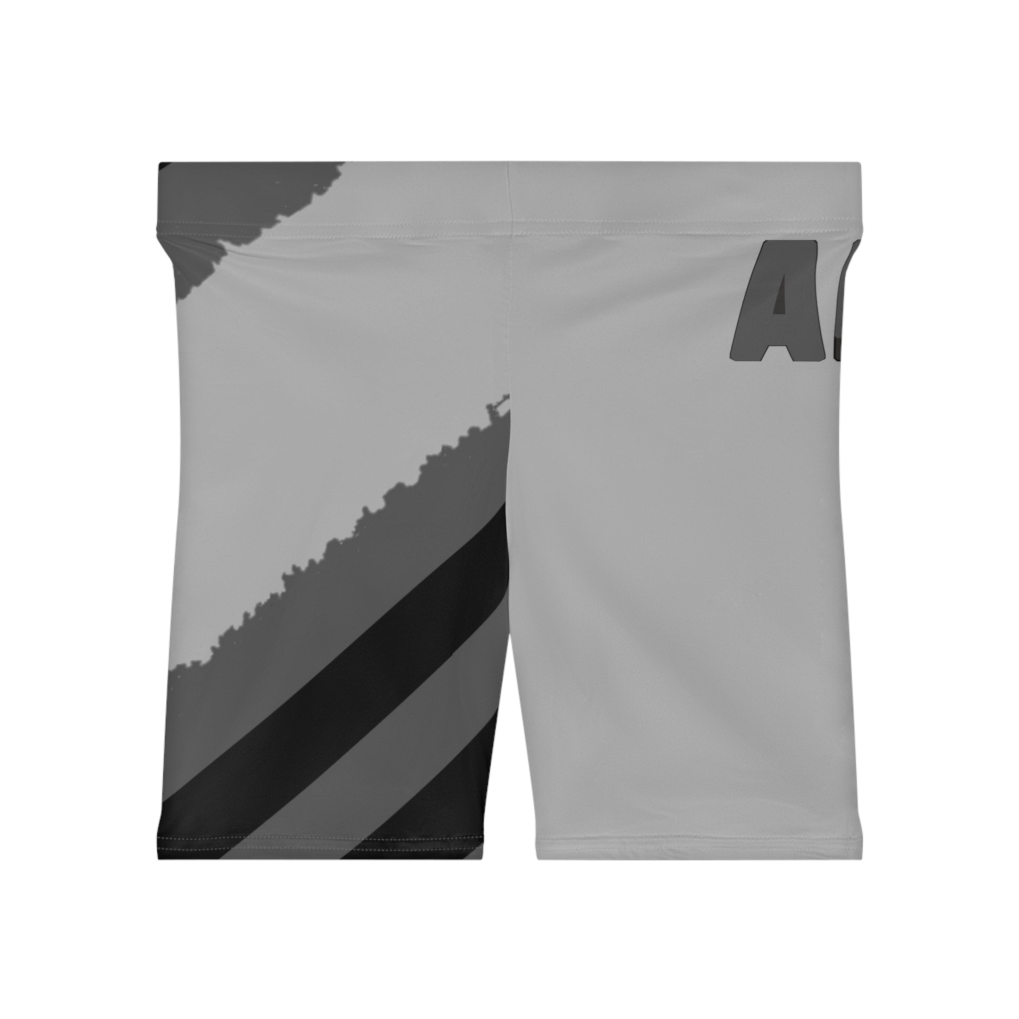 Light Grey Vibrant Women's Biker Shorts