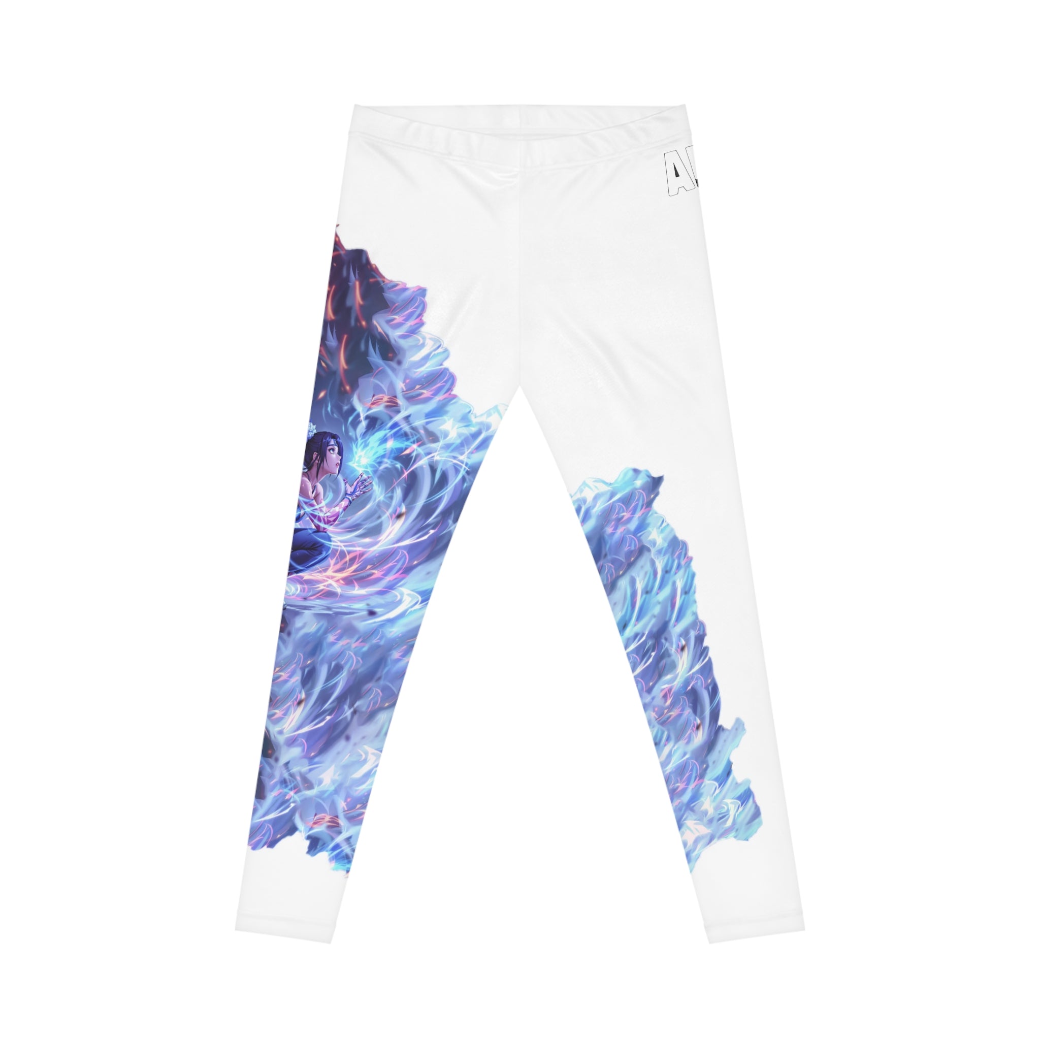 White Women's Leggings - Summoning