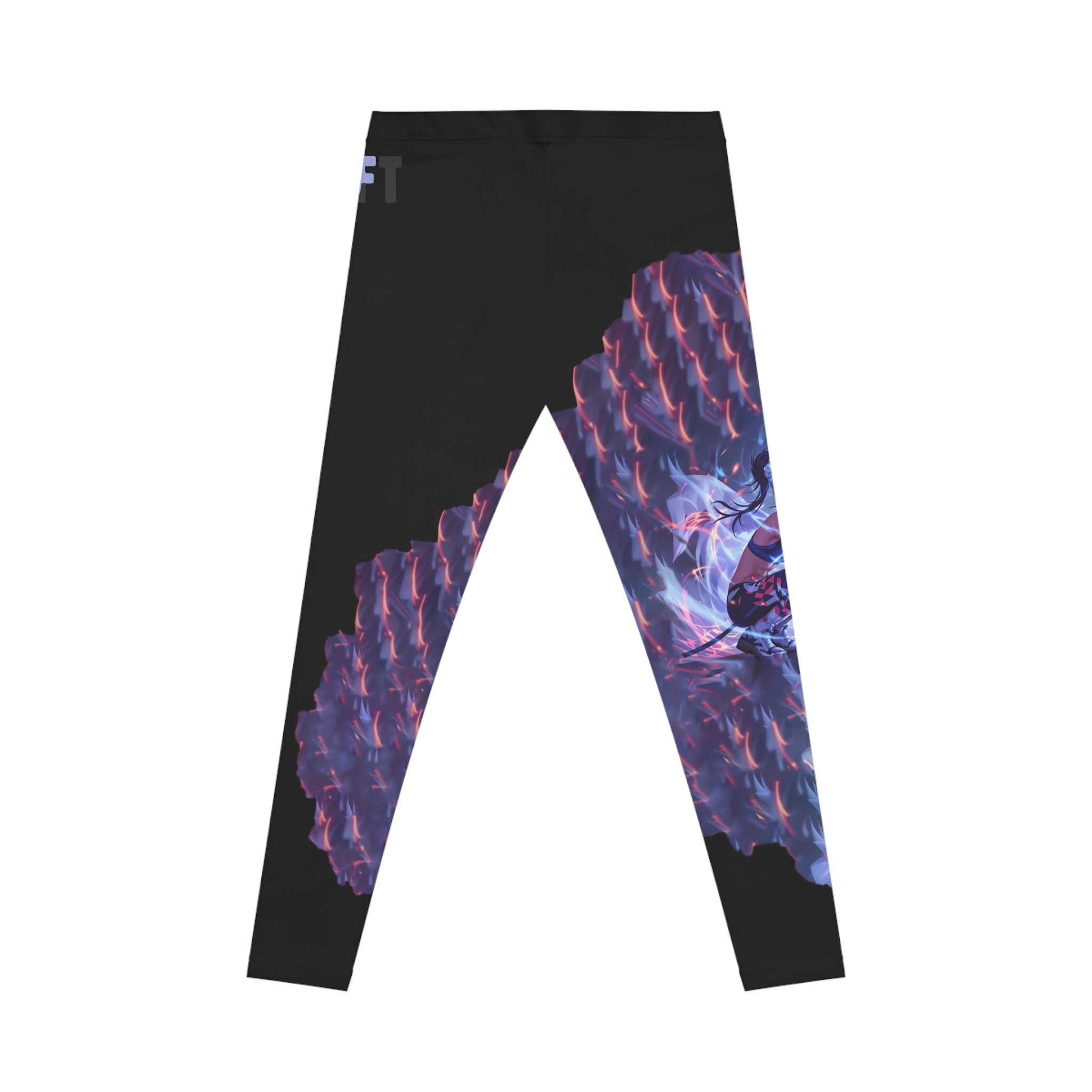 Black Women's Leggings - Summoning
