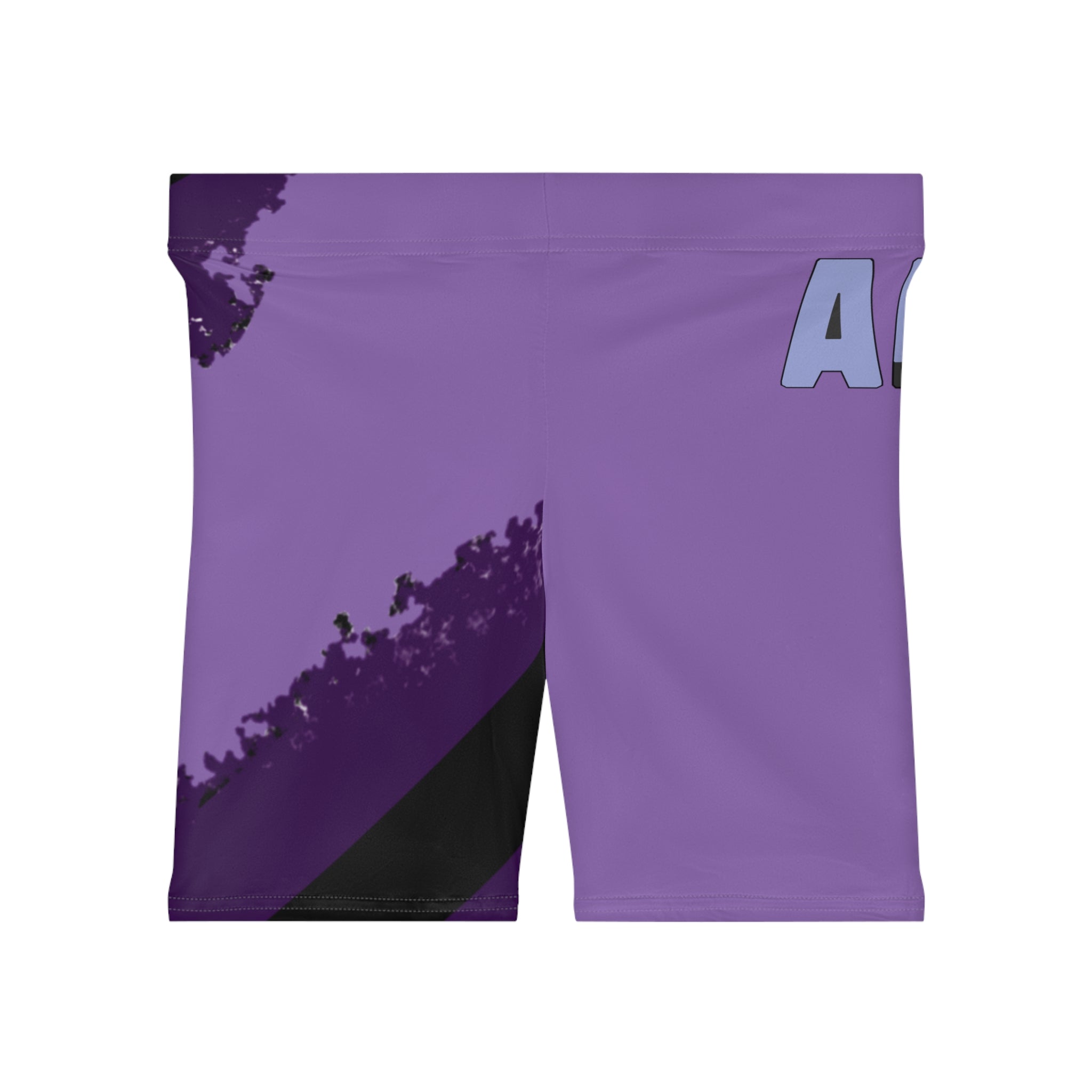 Purple Vibrant Women's Biker Shorts