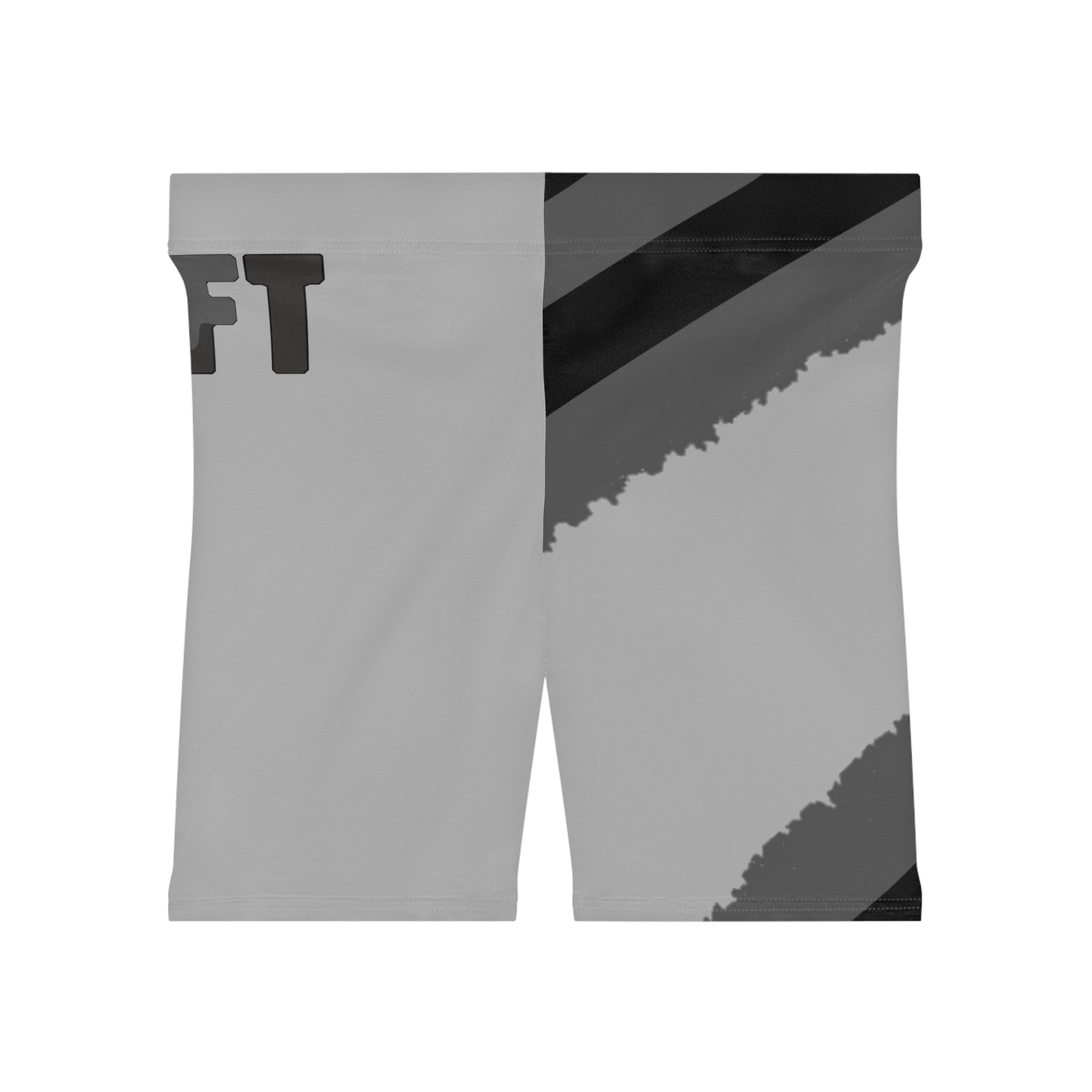 Light Grey Vibrant Women's Biker Shorts