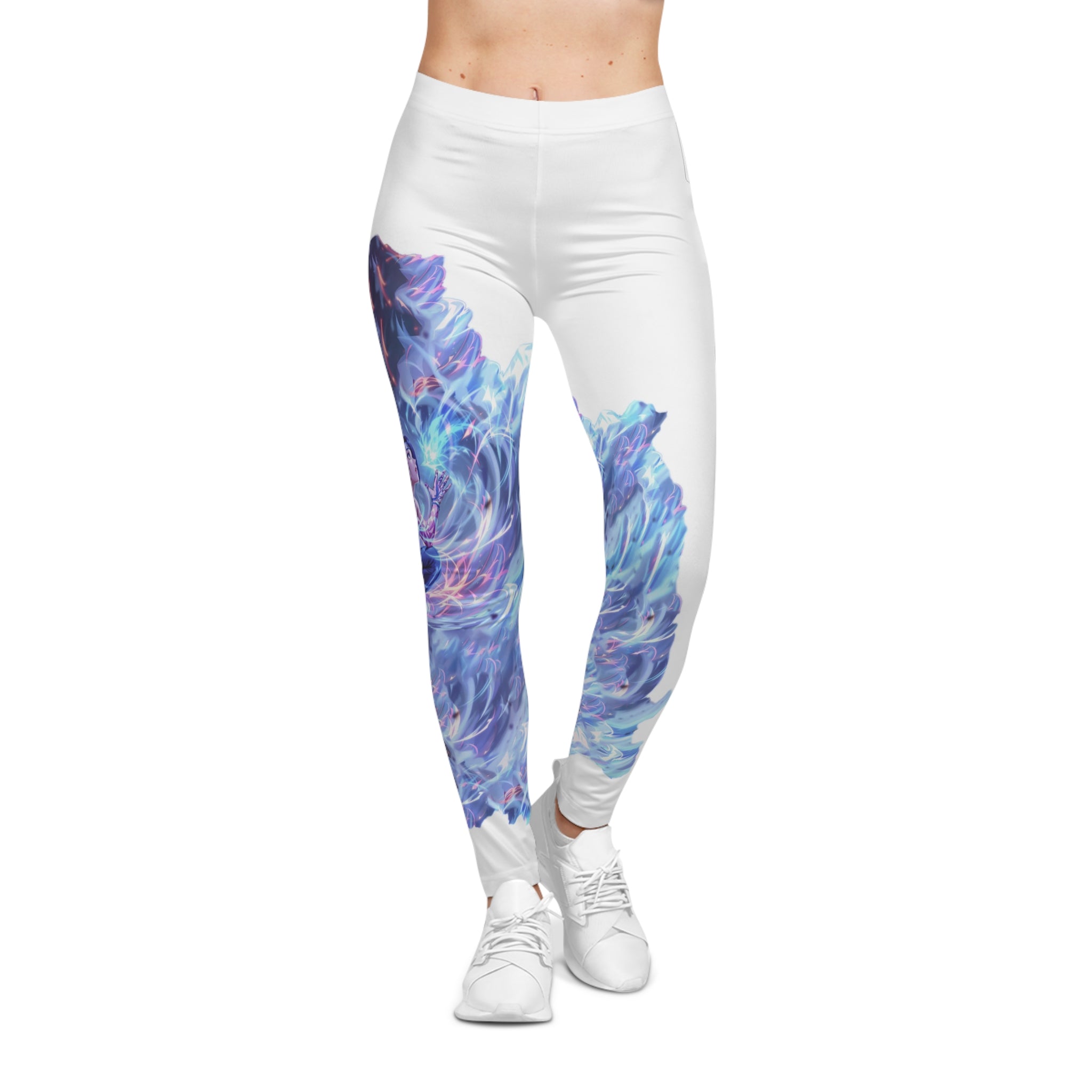 White Women's Leggings - Summoning