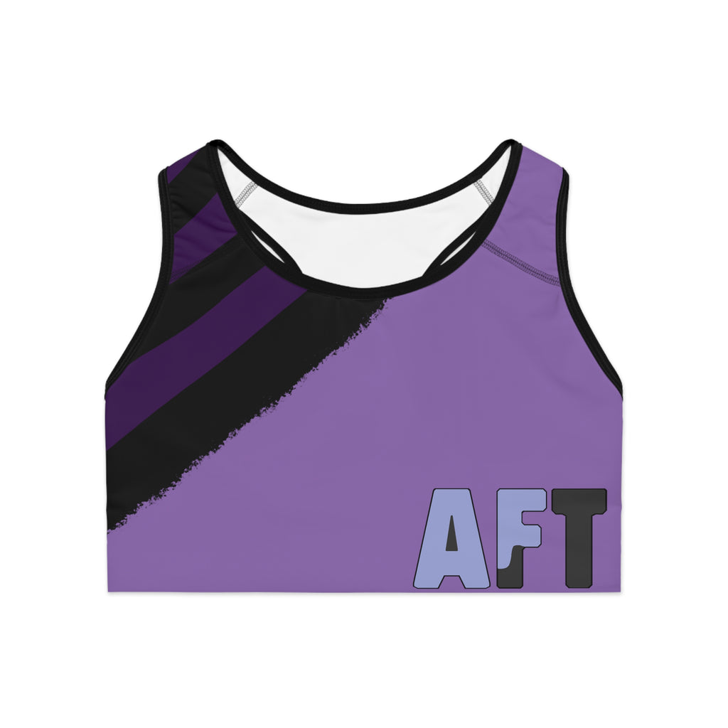 Purple Workout Sports Bra
