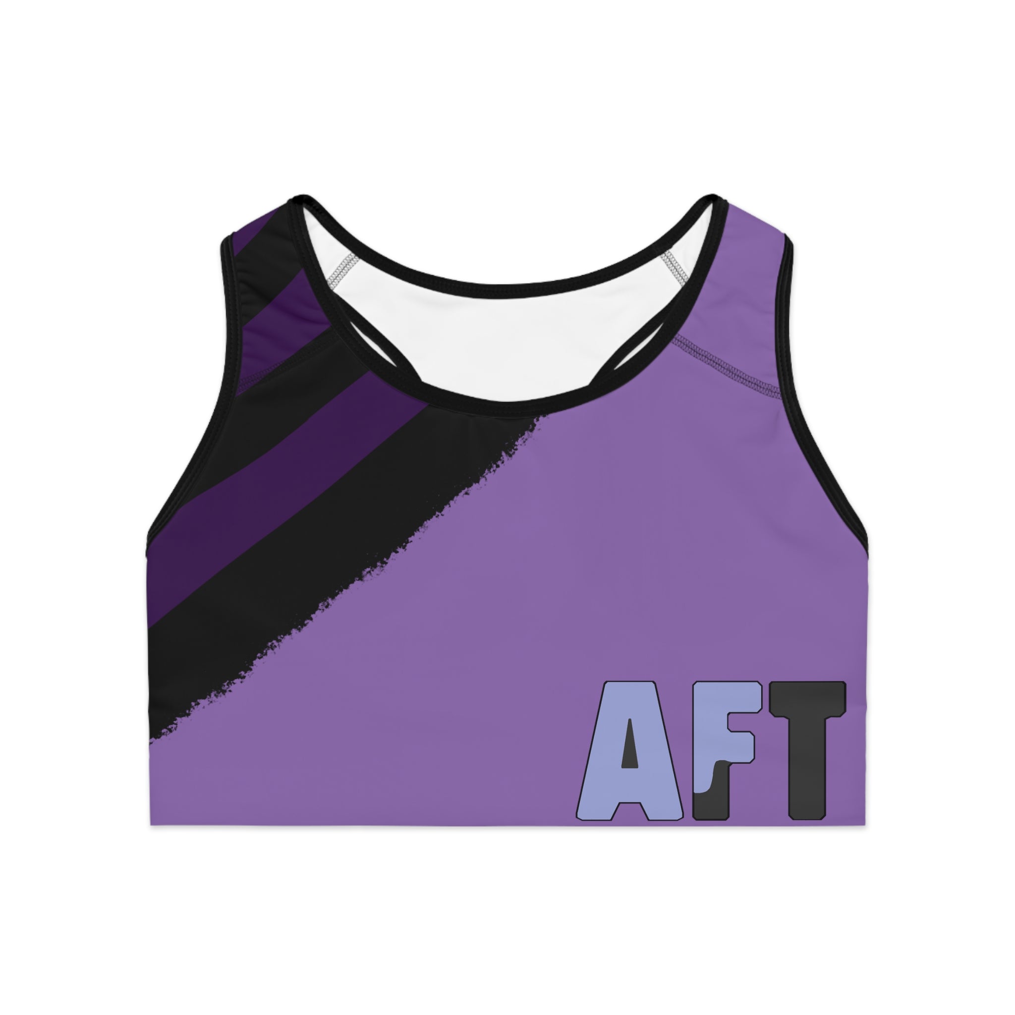 Purple Workout Sports Bra