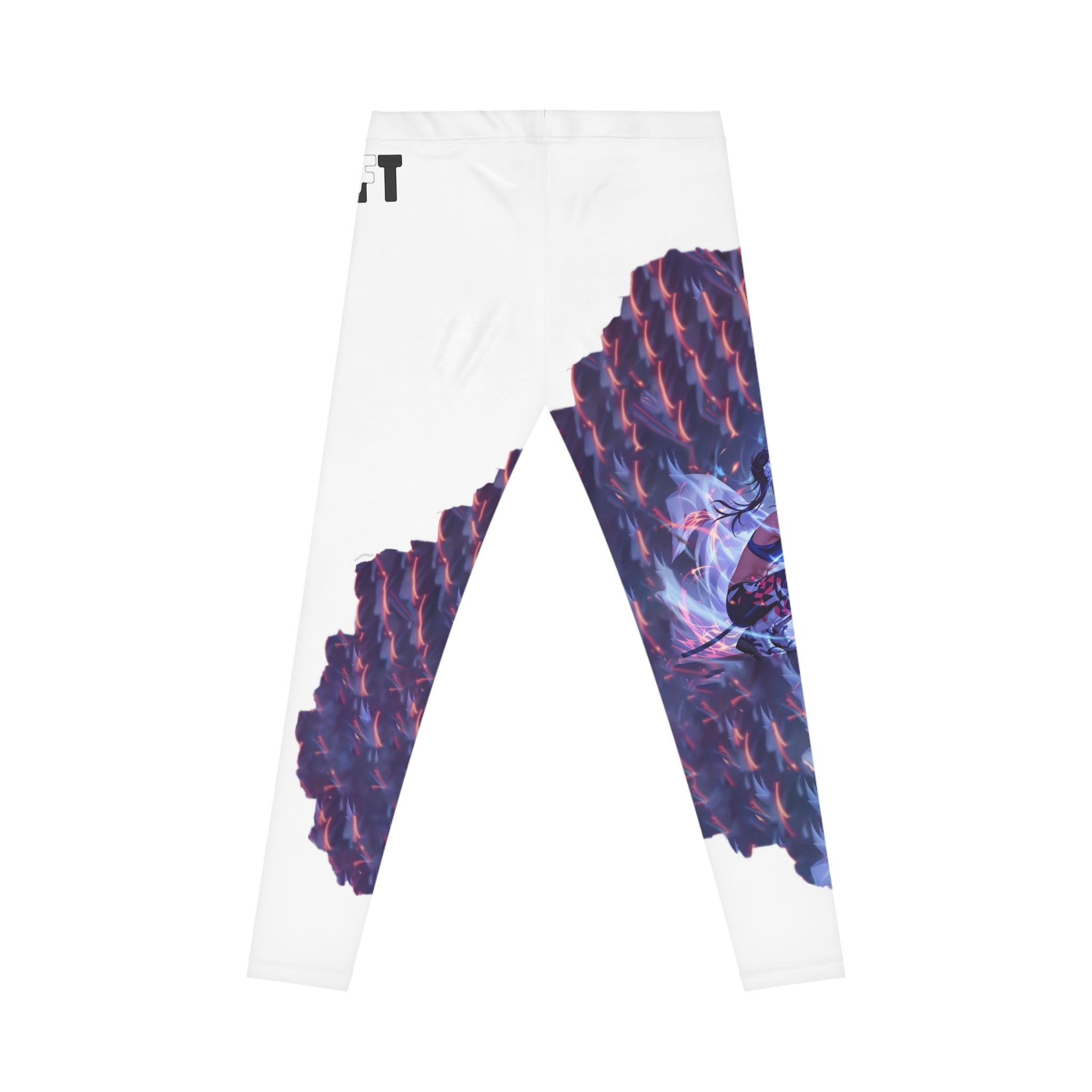 White Women's Leggings - Summoning