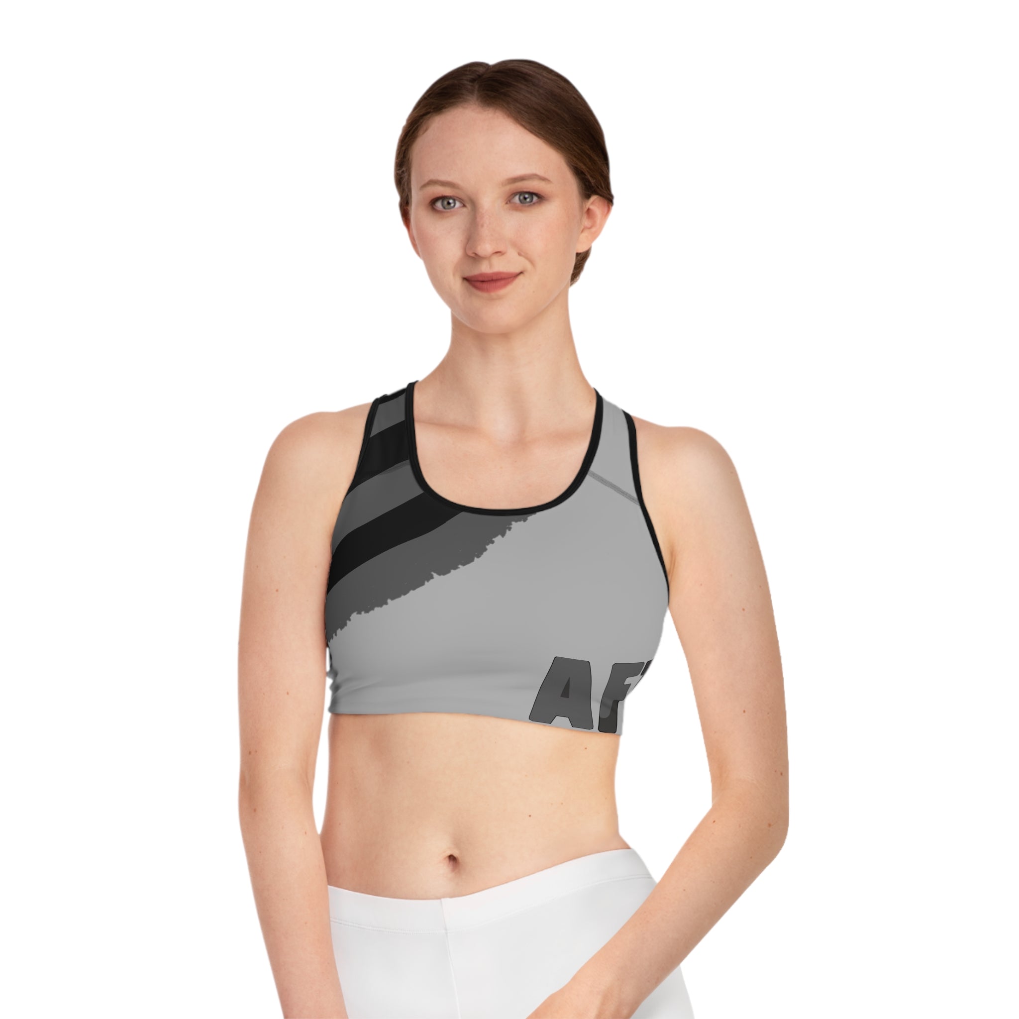Light Grey Workout Sports Bra
