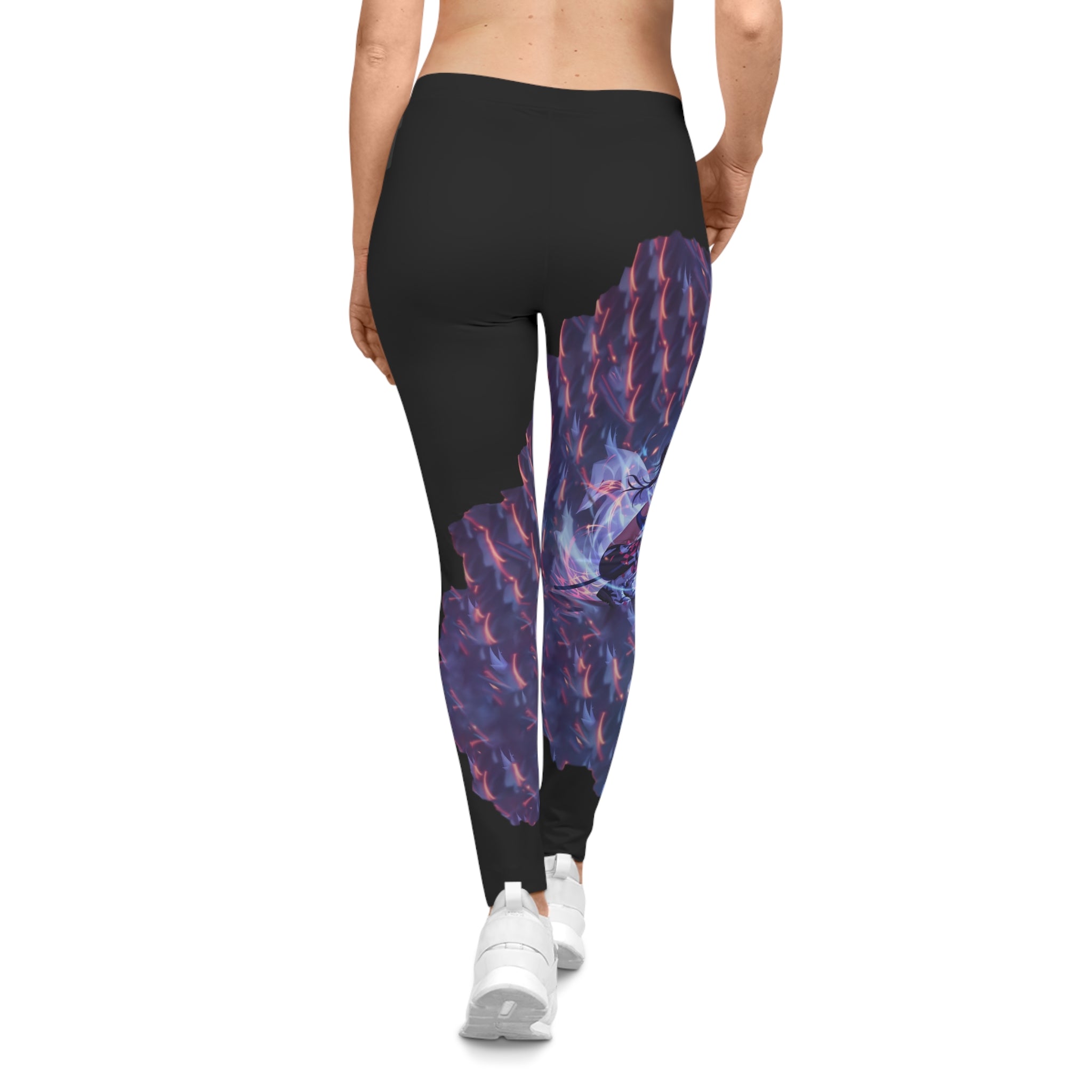 Black Women's Leggings - Summoning