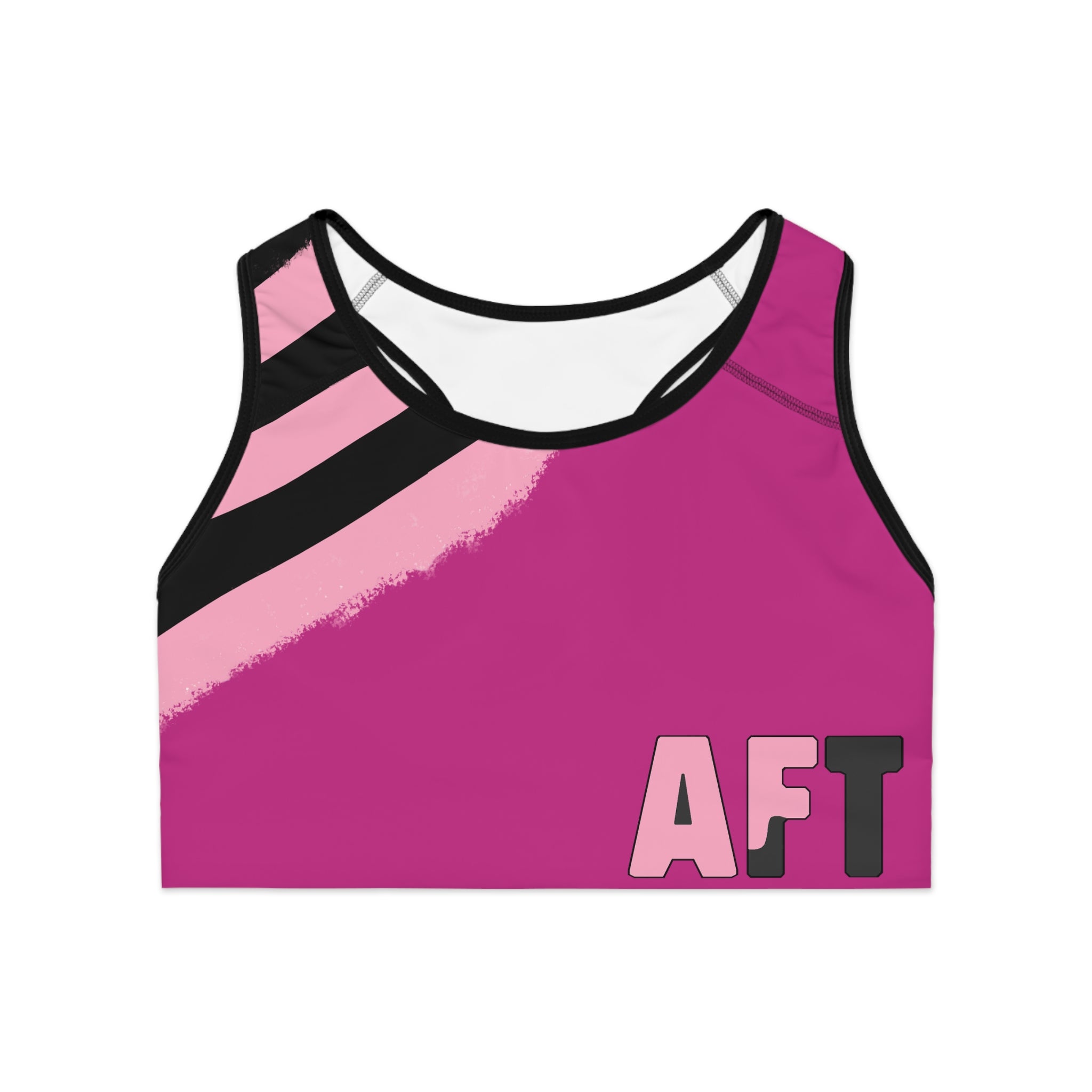 Dark Pink Workout Sports Bra