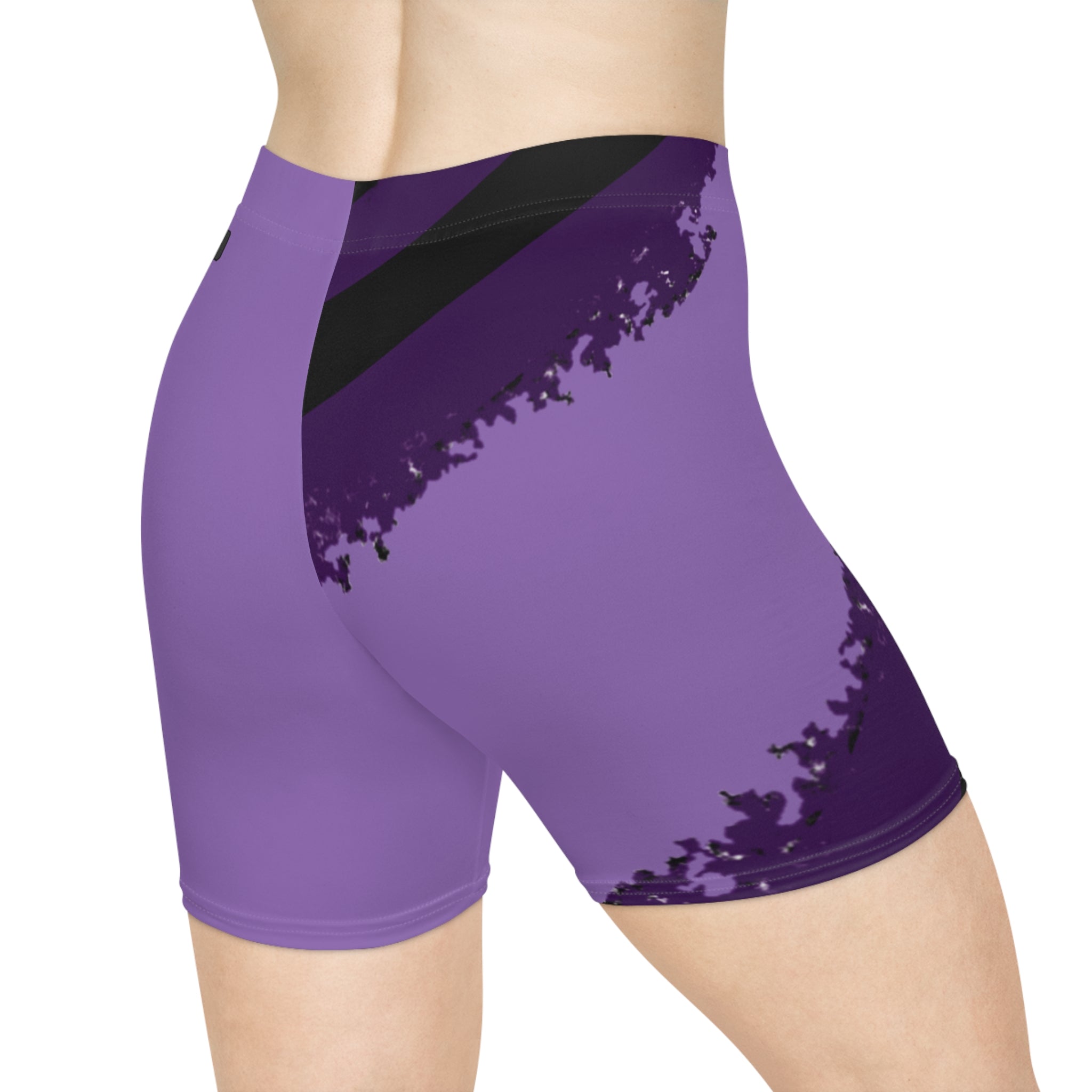 Purple Vibrant Women's Biker Shorts