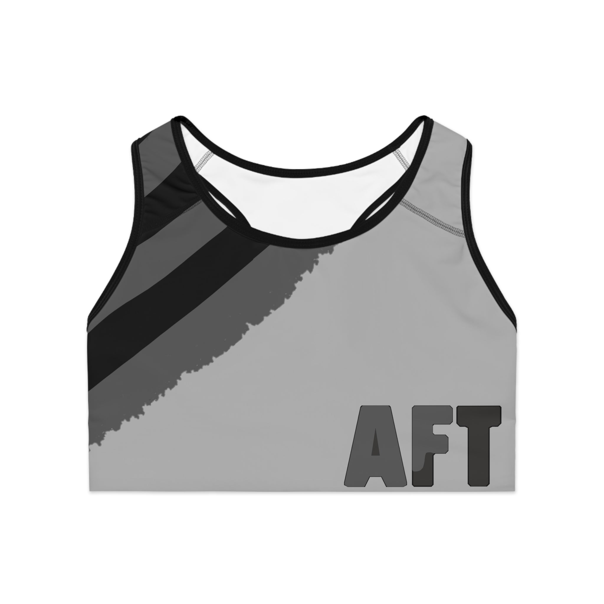 Light Grey Workout Sports Bra