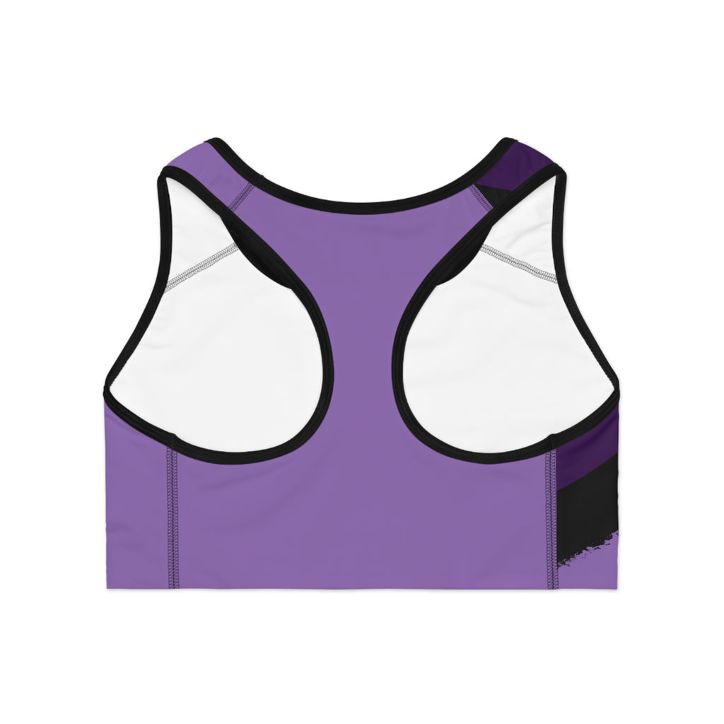 Purple Workout Sports Bra