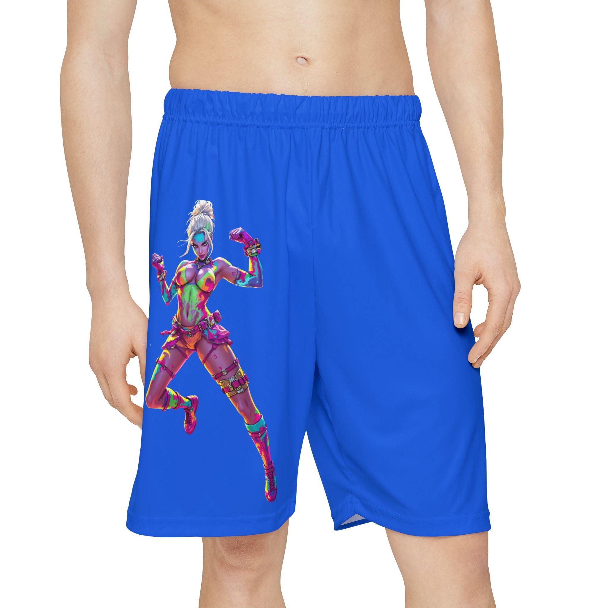 Splash Athletic Shorts - Blue