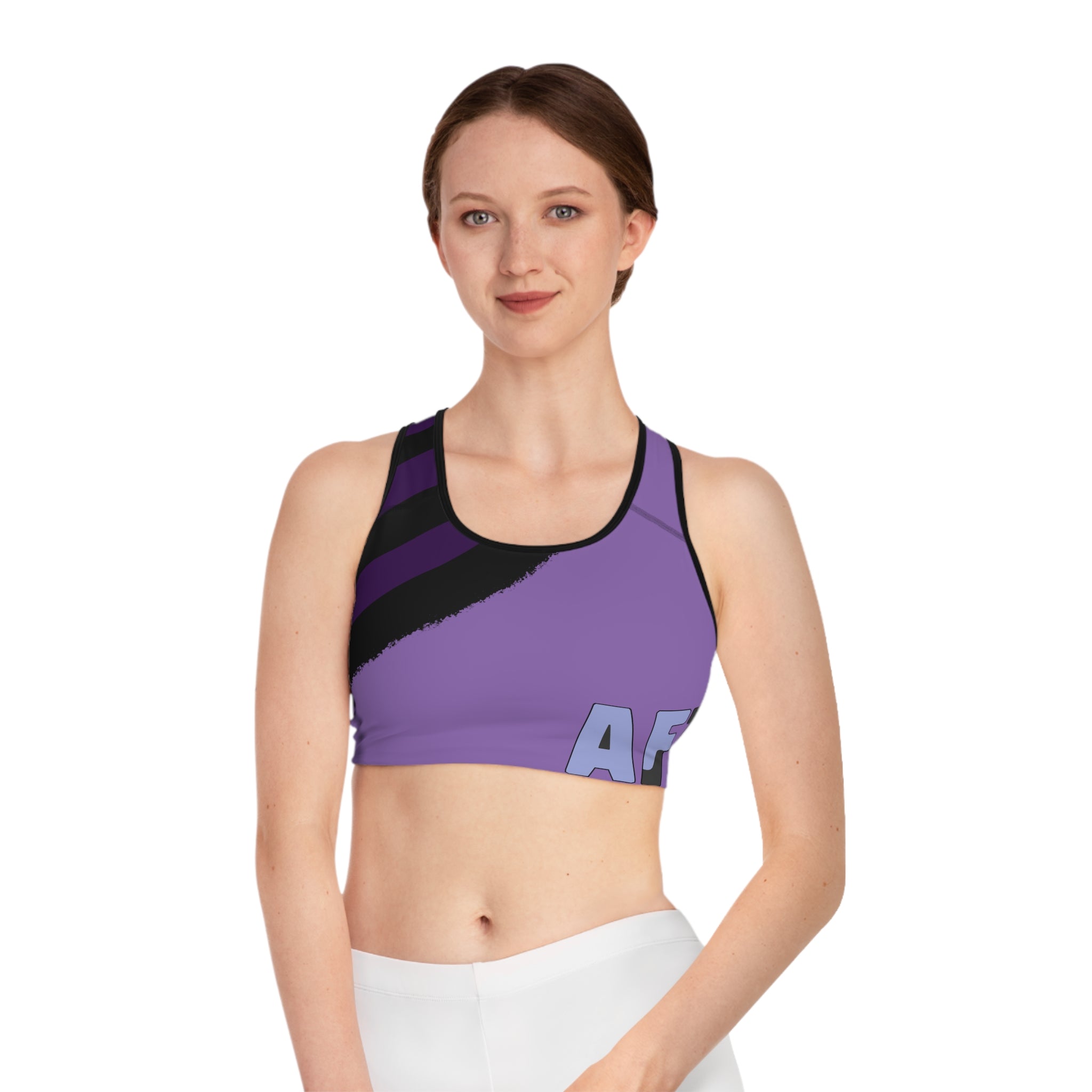 Purple Workout Sports Bra