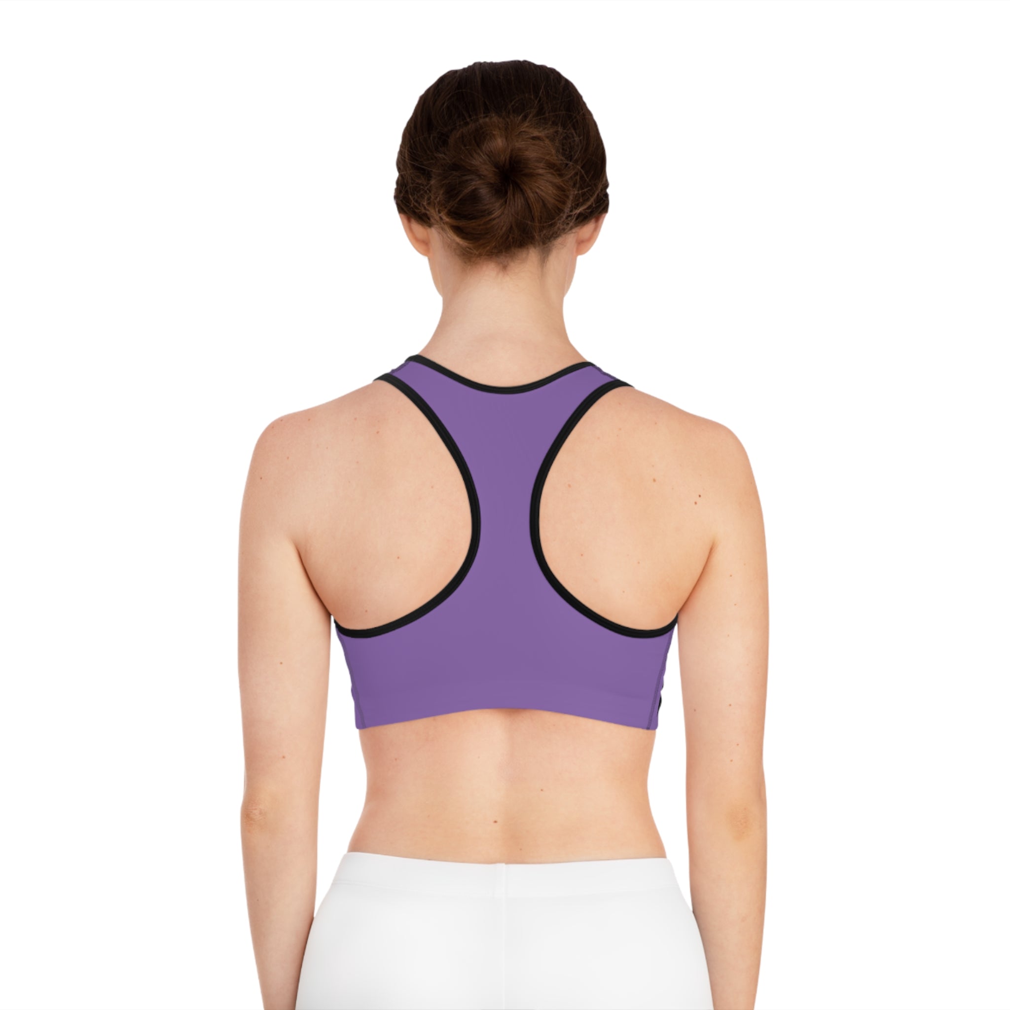 Purple Workout Sports Bra